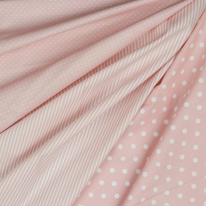 Cupon 70cm - Bumbac imprimat - Dots Light Rose - Img 2