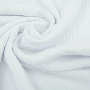 Cupon 85 cm - Muselina triplu strat 185 gr/mp - White