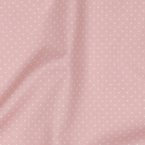Cupon 85cm - Bumbac imprimat - Petit Dots Rose