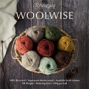Fir din lana merino reciclata - Woolwise 100g - Pure White 701 - Img 3