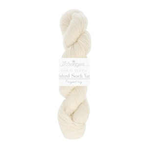 Fir din lana pentru vopsit manual - Scheepjes Nakid - Sock Yarn - Img 3