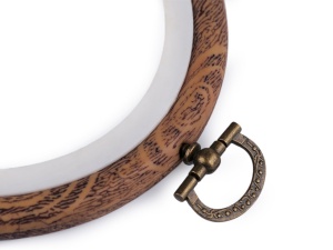Gherghef oval pentru broderie - 11 x 13.5 cm - Img 2