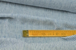 Material 100% In prespalat subtire - Stripe Blue - Img 3