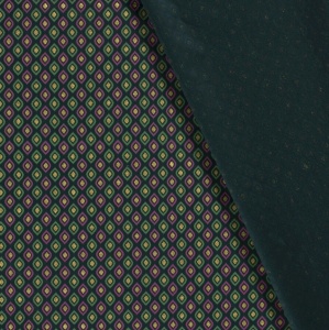 Material bumbac - Christmas Graphics Green - Img 2
