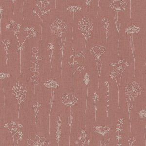 Material Canvas imprimat - Fine Florals Old Rose - Img 2