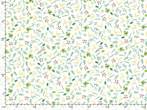 Material Craciun Poplin - Reindeer Magic White - Img 3