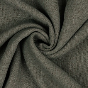 Material din amestec de vascoza si in - Taupe - cupon 125x110cm