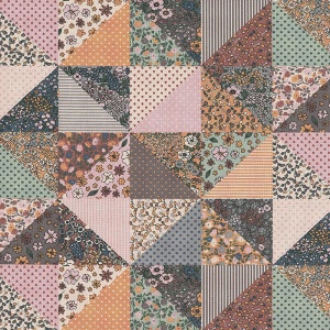 Material home decor - Sweet Flower Quilt - Img 2
