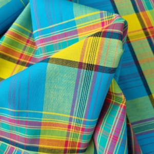 Material tesut in carouri - Madras Checks Blue