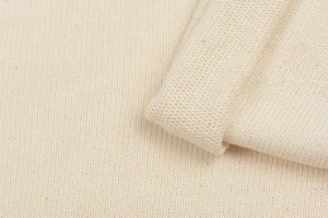 Material tricotat din bumbac - Natural - Img 4