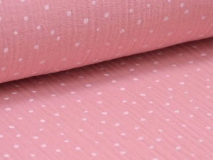 Muselina imprimata - Little Dots Rose - Img 3