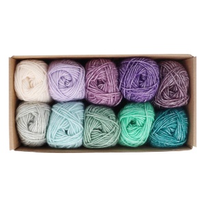 Pachet 10 sculuri x 25 gr - Scheepjes Stone Washed - Chakras - Img 3