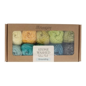 Pachet 10 sculuri x 25 gr - Scheepjes Stone Washed - Grounding - Img 2