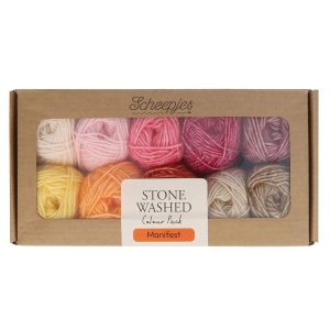 Pachet 10 sculuri x 25 gr - Scheepjes Stone Washed - Manifest - Img 2