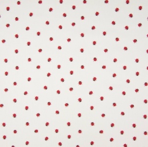 Poplin Imprimat cu gargarite - Mini Ladybug - Img 2