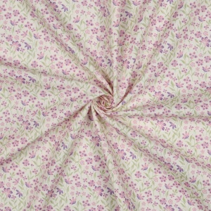 Poplin premium - Heritage - Flowers Field Purple - Img 2