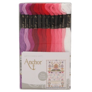 Set ata pentru brodat Mouline Anchor - 48 culori