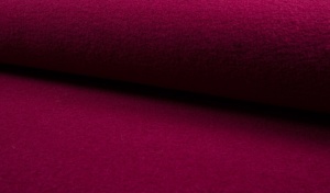 Tesatura din lana fiarta - Cherry - cupon 85cm - Img 2