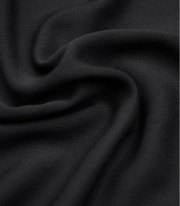 Vascoza Twill Uni - Black - cupon 40cm - Img 2