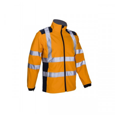 Jacheta de toamna-primavara softshell portocaliu