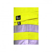 Pantaloni scurti de lucru, rezistenti galben fluorescent  - Img 3