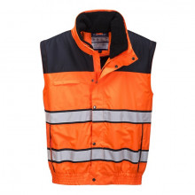 Geaca de iarna imblanita 3 in 1 Bomber portocaliu fluorescent - Img 3
