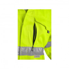 Jacheta de lucru reflectorizanta rezistenta galben fluorescent - Img 2