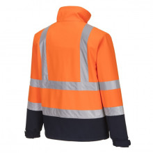 Jacheta toamna-primavara softshell portocaliu rezistent la apa - Img 2