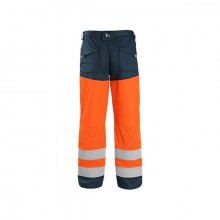 Pantaloni de lucru reflectorizanti usori portocaliu fluorescent - Img 4