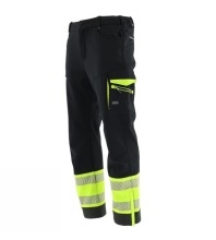 Pantaloni reflectorizanti de lucru iarna Softshell cu captuseala
