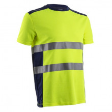 Tricou de vara galben cu protectie UV