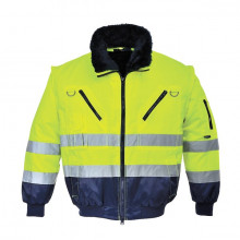 Geaca de iarna 3/1 galben-navy calduroasa  - Img 1