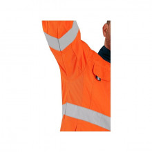 Jacheta de lucru reflectorizanta usoara portocaliu fluorescent - Img 3