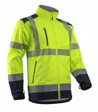 Jacheta reflectorizanta softshell Kazan rezistent la apa si vant