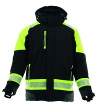 Geaca de lucru iarna Softshell cu benzi reflectorizante - Img 3