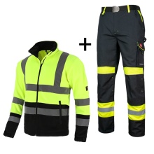 Costum de lucru reflectorizant: Pantaloni si Polar