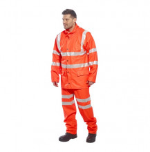 Jacheta de ploaie portocalie Sealtex Ultra rezistent la vant - Img 2