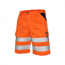 Pantaloni scurti de lucru, rezistenti portocaliu fluorescent  - Img 1