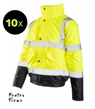 10x Geaca de lucru reflectorizanta de iarna | calitate-pret excelent