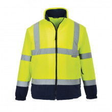 Jacheta de toamna polar galben confortabil