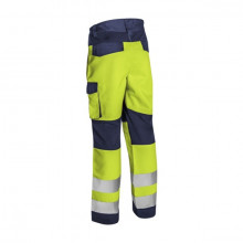 Pantaloni de lucru galben fluorescent rezistenta la uzura  - Img 2