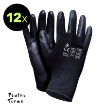 12x Manusi de lucru negre service