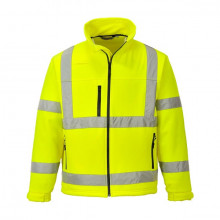 Jacheta de toamna softshell galbena rezistenta la vant - Img 1