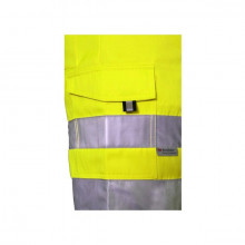 Pantaloni scurti de lucru, rezistenti galben fluorescent  - Img 2