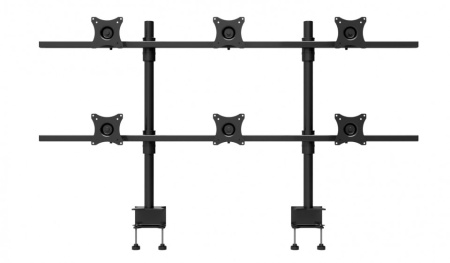 Suport monitor Edbak SV16 pentru 6 monitoare (19"-27")
