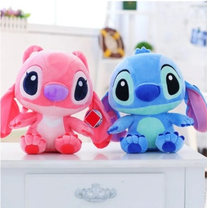 Stitch & Angel Stitch Set 2 Jucarii de PLUS Lilo și Stitch