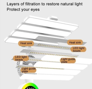Lampă Smart cu Ceas Digital și Iluminare RGB – Control Tactil - Img 5