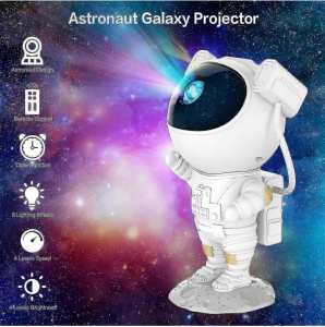 Lampă Proiector Galaxy în Formă de Astronaut – Efecte Stelare - Img 3
