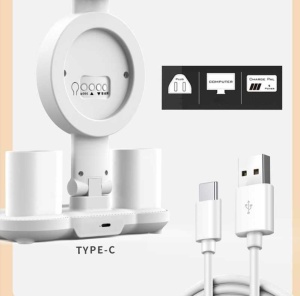 Lampă Smart cu Ceas Digital și Iluminare RGB – Control Tactil - Img 4