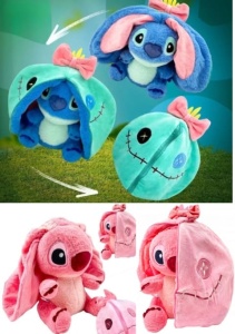 1 + 1 GRATIS - Jucarie de plus Stitch si Angel